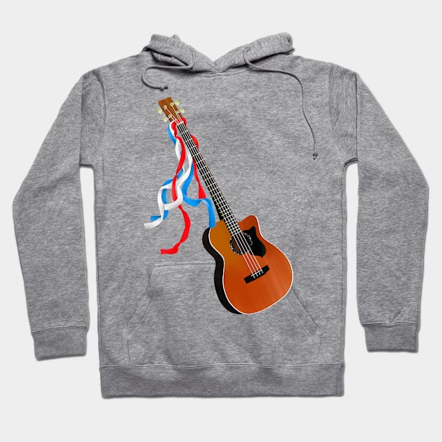 Bass Guitar Hoodie by mailboxdisco